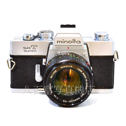 【中古】 ミノルタ SRT SUPER シルバー 50mm F1.4 セット minolta 中古フイルムカメラ 42597