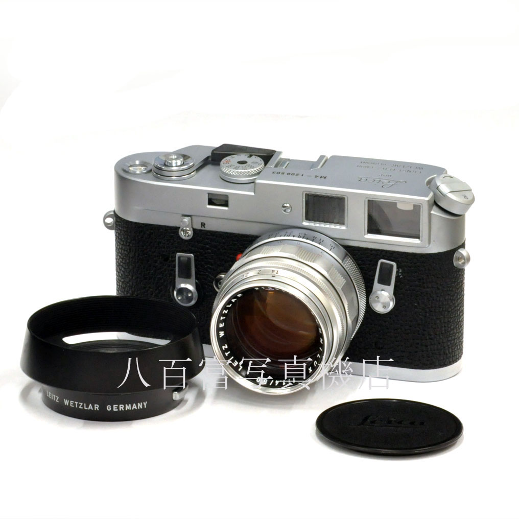 【中古】ライカ M4 ズミルックス 50/1.4 付 クローム  Leica M4 SUMMILUX 中古フイルムカメラ 60153