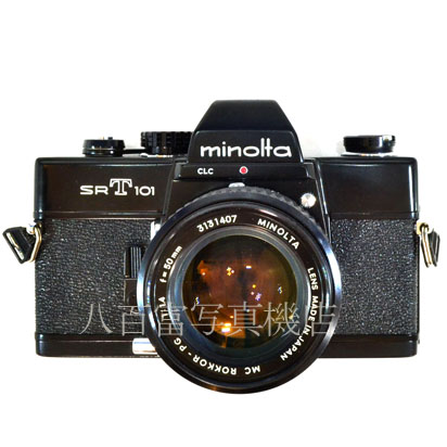 【中古】 ミノルタ SRT101 ブラック 50mm F1.4 セット minolta 中古フイルムカメラ 16294