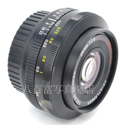 【中古】 フォクトレンダー COLOR SKOPAR 28mm F2.8 SL II N Aspherical キヤノンEOS Voigtländer カラースコパー 中古交換レンズ 47197