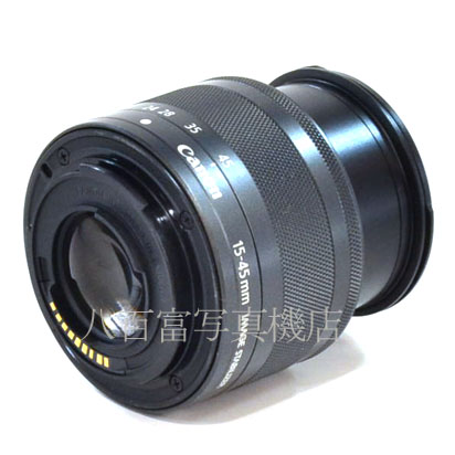 【中古】 キヤノン EF-M15-45mm F3.5-6.3 IS STM ブラック Canon 中古交換レンズ 42836