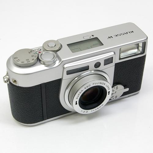 中古 フジ クラッセ KLASSE W シルバー FUJIFILM 【中古カメラ】 03475