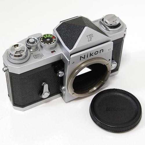 中古 ニコン F アイレベル シルバー ボディ 赤点マーク入 Nikon