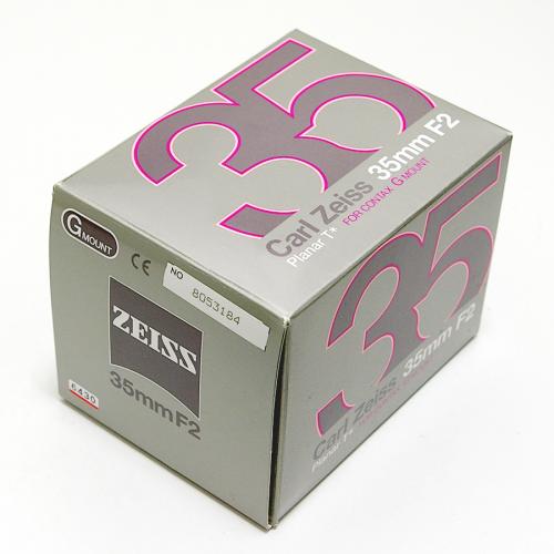 中古 コンタックス Planar T* 35mm F2 Gシリーズ用 CONTAX 【中古レンズ】