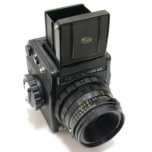 中古 コーワ SUPER66 ブラック 85mm F2.8 セット Kowa 【中古カメラ】