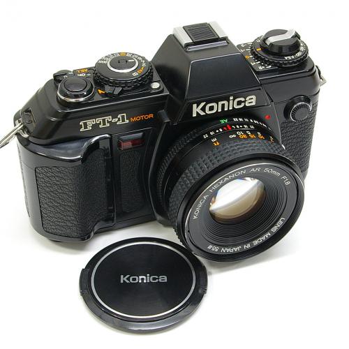 中古 コニカ FT-1 モーター ブラック 50mm F1.8 セット Konica 【中古カメラ】 G9316