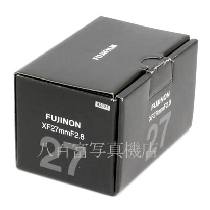 【中古】 フジフイルム FUJINON XF27mmF2.8 ブラック フジノンレンズ FUJIFILM 中古交換レンズ 42871