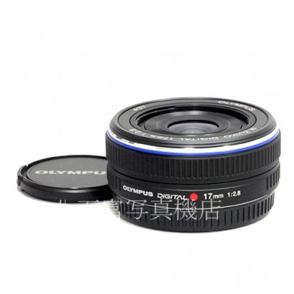 【中古】 オリンパス M.ZUIKO DIGITAL 17mm F2.8 ブラック マイクロフォーサーズ OLYMPUS　Mズイコー 中古レンズ 36540