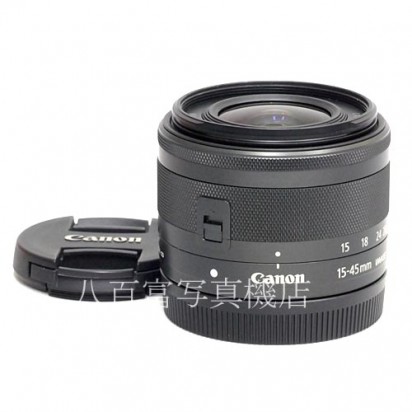 【中古】キヤノン EF-M15-45mm F3.5-6.3 IS STM ブラック Canon 中古レンズ 37173