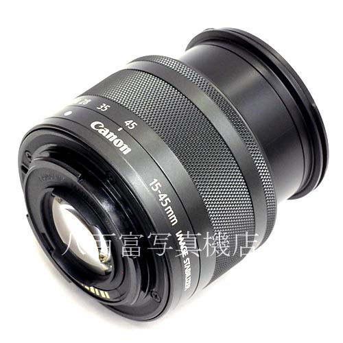 【中古】キヤノン EF-M15-45mm F3.5-6.3 IS STM ブラック Canon 中古レンズ 37173