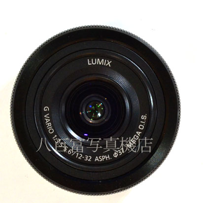 【中古】 パナソニック LUMIX G VARIO 12-32mm F3.5-5.6 ASPH. MEGA O.I.S. ブラック マイクロフォーサーズ用 Panasonic 中古交レンズ 42646