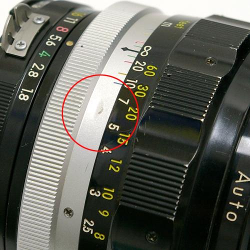 中古 ニコン Ai Auto Nikkor (C) 85mm F1.8 Nikon / オートニッコール-外観には使用感があります。