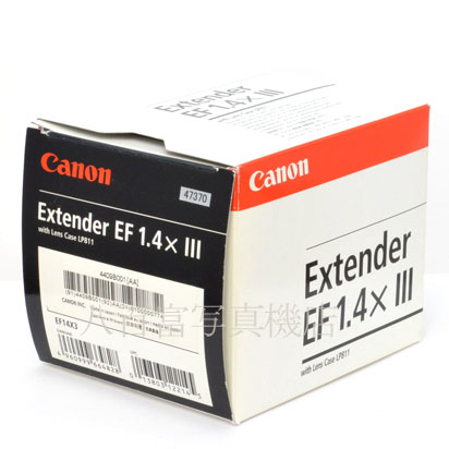 【中古】 キヤノン エクステンダー EF 1.4X III Canon EXTENDER EF 中古交換レンズ 47370