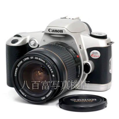 【中古】 キヤノン New EOS Kiss シルバー 28-80mm F3.5-5.6 IV セット Canon 中古フイルムカメラ 42979