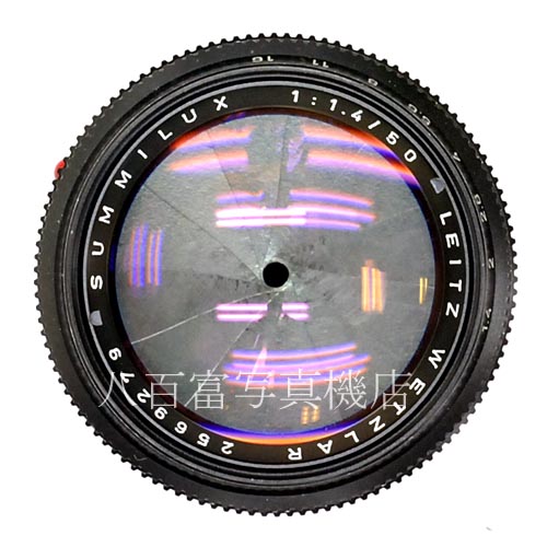 【中古】 ライカ ライツ ズミルックス 50mm F1.4 ブラック　ライカMマウント Leica Leitz SUMMILUX  中古レンズ 37287