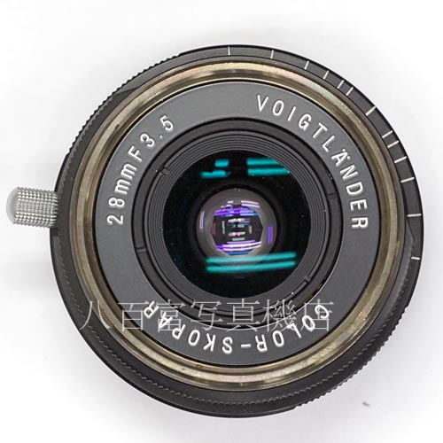 中古】 フォクトレンダー カラー スコパー 28mm F3.5 ブラック ライカL