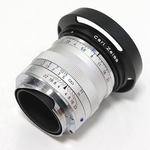 中古 ツァイス プラナーT* 50mm F2 ZM シルバー CarlZeiss