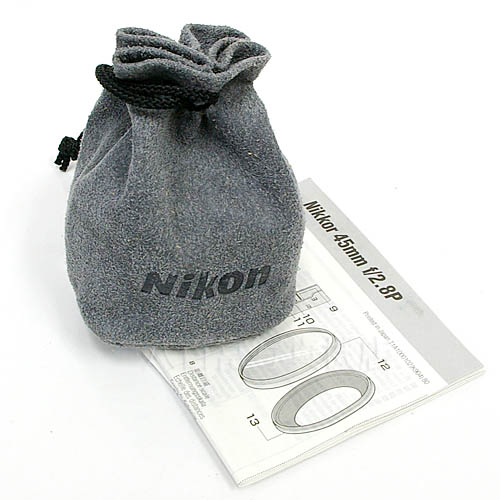 中古 ニコン Ai Nikkor 45mm F2.8P シルバー Nikon / ニッコール 【中古レンズ】 15806