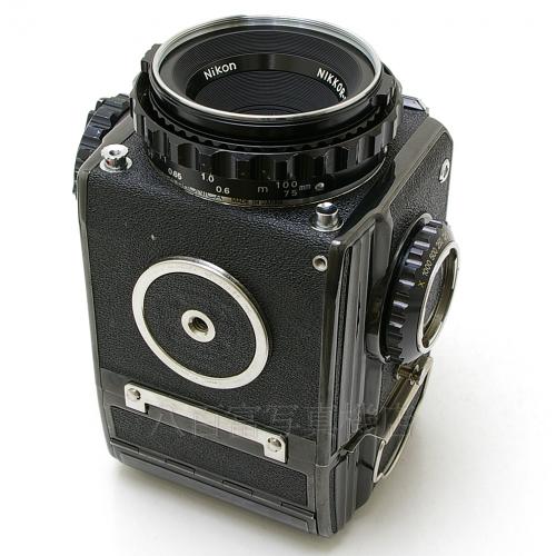 中古 ブロニカ S2A ブラック Nikkor 75mm F2.8 セット BRONICA 【中古カメラ】 09344