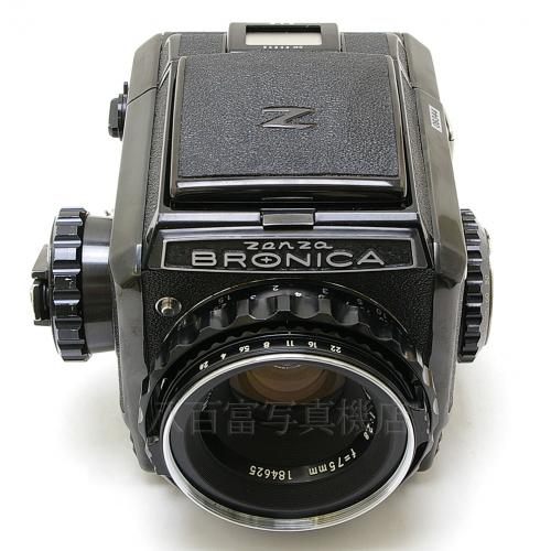 中古 ブロニカ S2A ブラック Nikkor 75mm F2.8 セット BRONICA 【中古カメラ】 09344