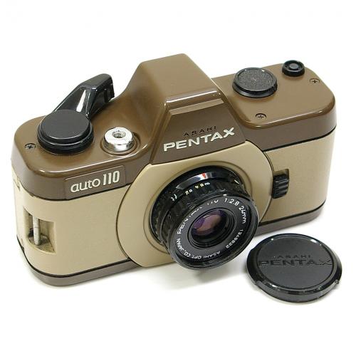 中古 ペンタックス Auto 110 マロン 24mm F2.8 セット PENTAX 【中古 