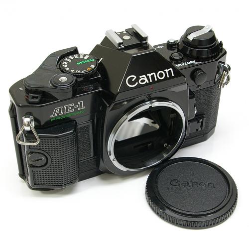 中古 キャノン AE-1 PROGRAM ブラック ボディ Canon 【中古カメラ】 03685