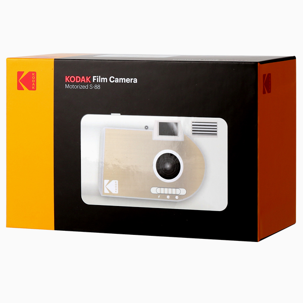 コダック S88 / ホワイト＆ゴールド / フィルムカメラ / Kodak