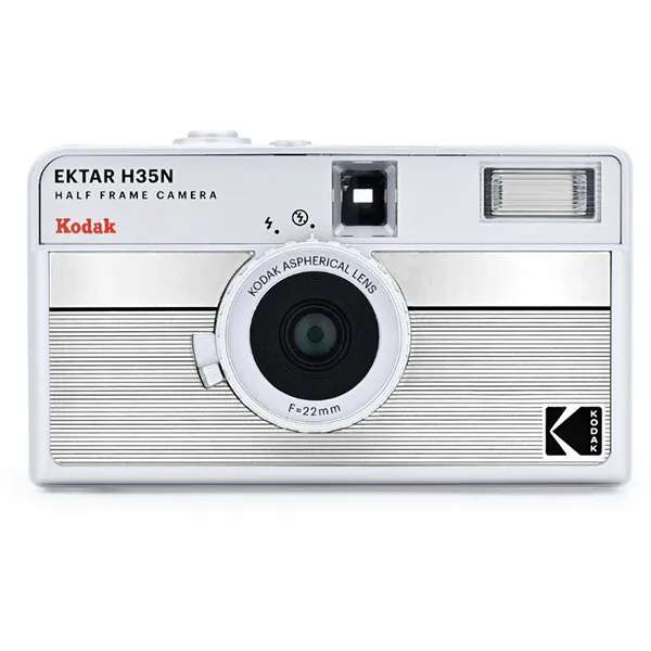 コダック EKTAR H35N / HALF FRAME / ストライプシルバー / フィルムカメラ / ハーフフレーム / Kodak