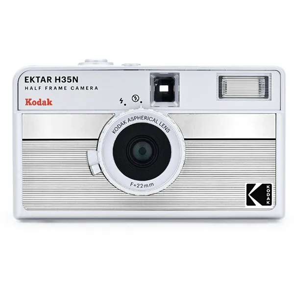《予約商品》 コダック EKTAR H35N / HALF FRAME / ストライプシルバー / フィルムカメラ / ハーフフレーム / Kodak