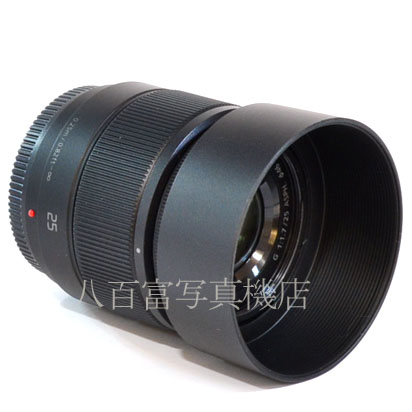 【中古】 パナソニックLUMIX G 25mm F1.7 ASPH. ブラック マイクロフォーサーズ用 Panasonic 中古交換レンズ 43105