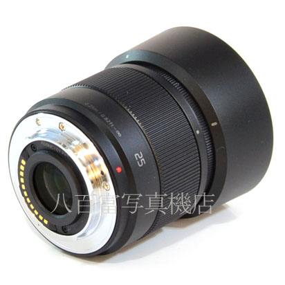 【中古】 パナソニックLUMIX G 25mm F1.7 ASPH. ブラック マイクロフォーサーズ用 Panasonic 中古交換レンズ 43105