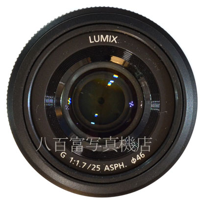 【中古】 パナソニックLUMIX G 25mm F1.7 ASPH. ブラック マイクロフォーサーズ用 Panasonic 中古交換レンズ 43105