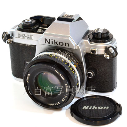 【中古】 ニコン FG-20 シルバー 50mm F1.8S セット Nikon 中古フイルムカメラ 43096