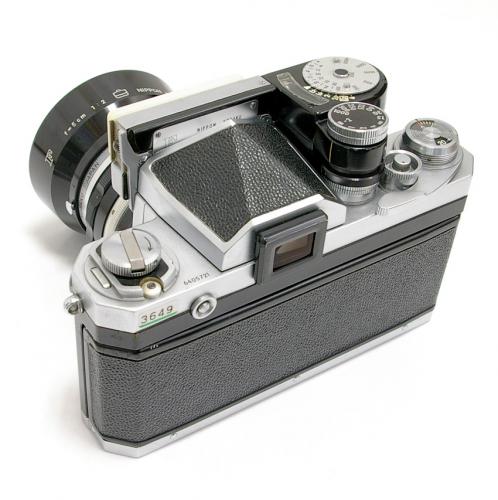 中古 ニコン F アイレベル シルバー 初期型 5cm F2 セット Nikon