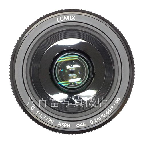 【中古】 パナソニック LUMIX G 20mm F1.7 II ASPH ブラック Panasonic 中古レンズ　37225