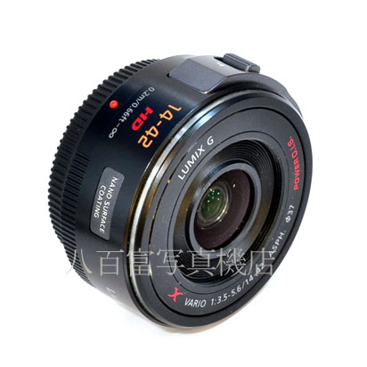 【中古】 パナソニック LUMIX G X バリオ 14-42mm F3.5-5.6 ブラック 中古交換レンズ 41981