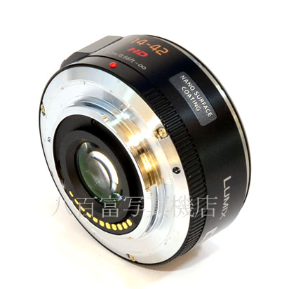 【中古】 パナソニック LUMIX G X バリオ 14-42mm F3.5-5.6 ブラック 中古交換レンズ 41981