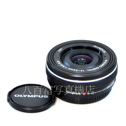 【中古】 オリンパス M.ZUIKO DIGITAL ED 14-42mm F3.5-5.6 EZ ブラック OLYMPUS 中古交換レンズ 41839