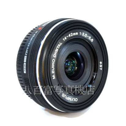 【中古】 オリンパス M.ZUIKO DIGITAL ED 14-42mm F3.5-5.6 EZ ブラック OLYMPUS 中古交換レンズ 41839