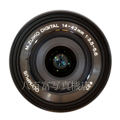 【中古】 オリンパス M.ZUIKO DIGITAL ED 14-42mm F3.5-5.6 EZ ブラック OLYMPUS 中古交換レンズ 41839