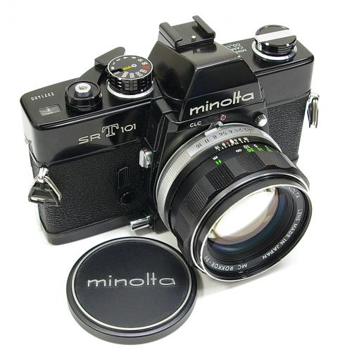 MINOLTA SRT101ブラック\u0026 58mm F1.4
