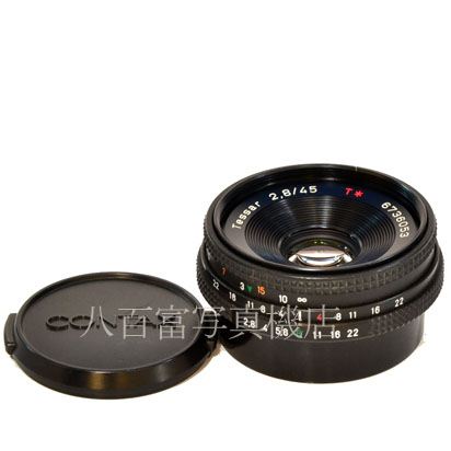 【中古】 コンタックス ツァイス T* Tessar 45mm F2.8 AE CONTAX テッサー 中古交換レンズ 43193