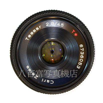 【中古】 コンタックス ツァイス T* Tessar 45mm F2.8 AE CONTAX テッサー 中古交換レンズ 43193