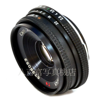 【中古】 コンタックス ツァイス T* Tessar 45mm F2.8 AE CONTAX テッサー 中古交換レンズ 43193