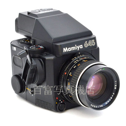 【中古】 マミヤ 645スーパー AEファインダー 80mm F2.8 セット Mamiya 中古フイルムカメラ 47483