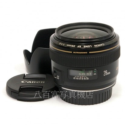 【中古】 キヤノン EF 28mm F1.8 USM Canon 中古レンズ 26632