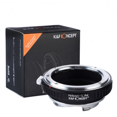 K&F Concept レンズマウントアダプター KF-NFM (ニコンFマウントレンズ → ライカMマウント変換)