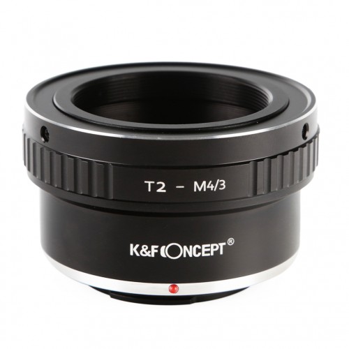K&F Concept レンズマウントアダプター KF-T2M43 (Tマウントレンズ → マイクロフォーサーズマウント変換)