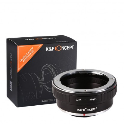 K&F Concept レンズマウントアダプター KF-OMM43 (オリンパスOMマウントレンズ → マイクロフォーサーズマウント変換)