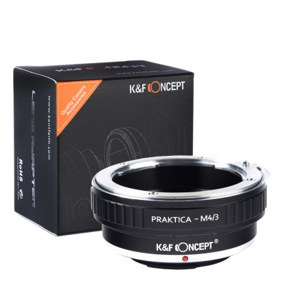 K&F Concept レンズマウントアダプター KF-PBM43 (プラクチカBマウントレンズ → マイクロフォーサーズマウント変換)